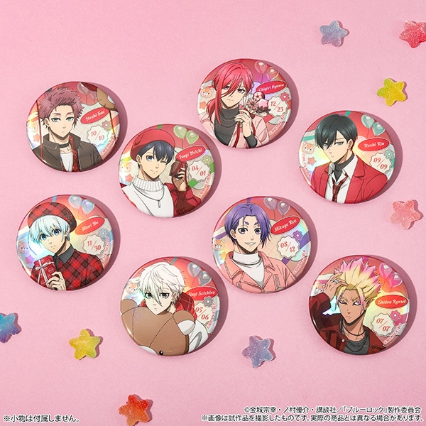 【굿즈-캔뱃지】 블루 록 애니2기 B8 홀로그램 캐릭터 뱃지 컬렉션 발렌타인 (랜덤)