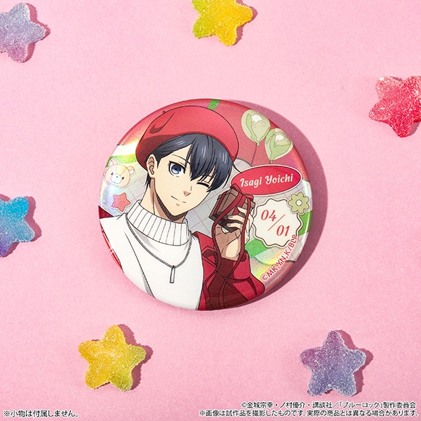 【굿즈-캔뱃지】 블루 록 애니2기 B8 홀로그램 캐릭터 뱃지 컬렉션 발렌타인 (랜덤)