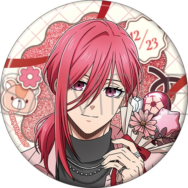 【굿즈-캔뱃지】 블루 록 애니2기 빅 글리터 캔뱃지 치기리 효마 발렌타인