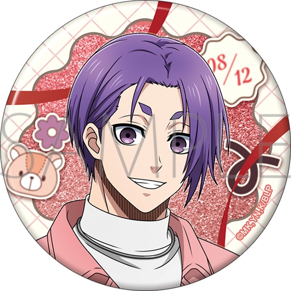 【굿즈-캔뱃지】 블루 록 애니2기 빅 글리터 캔뱃지 미카게 레오 발렌타인