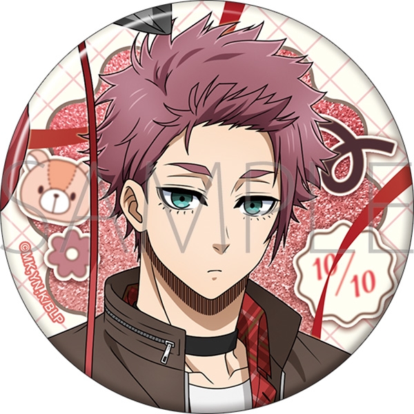 【굿즈-캔뱃지】 블루 록 애니2기 빅 글리터 캔뱃지 이토시 사에 발렌타인