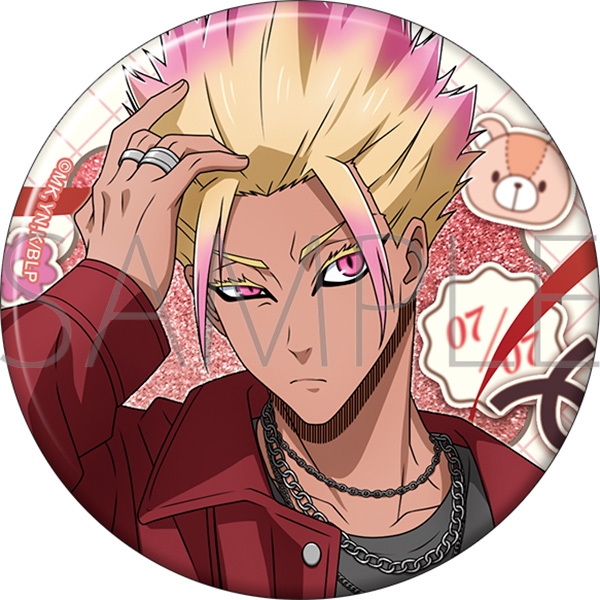 【굿즈-캔뱃지】 블루 록 애니2기 빅 글리터 캔뱃지 시도 류세이 발렌타인