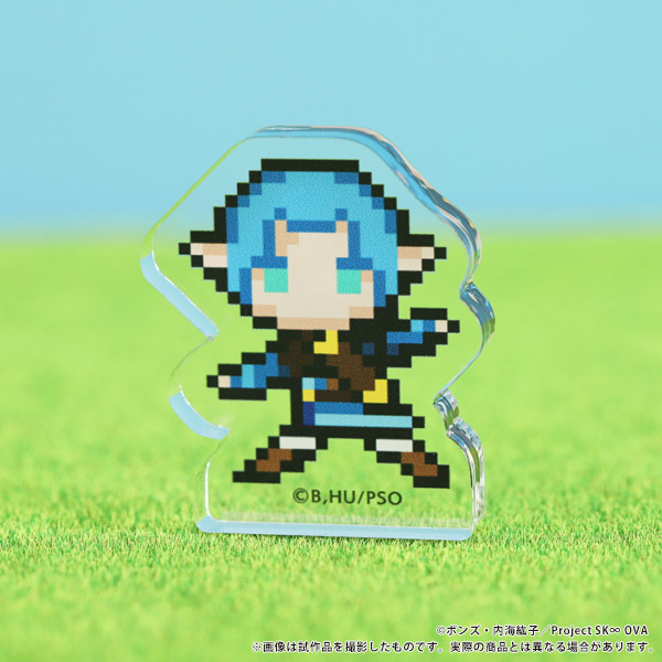 【굿즈-스탠드팝】 SK&infin; 에스케이 에이트 미니 아크릴 피규어 & 도트그림 란가