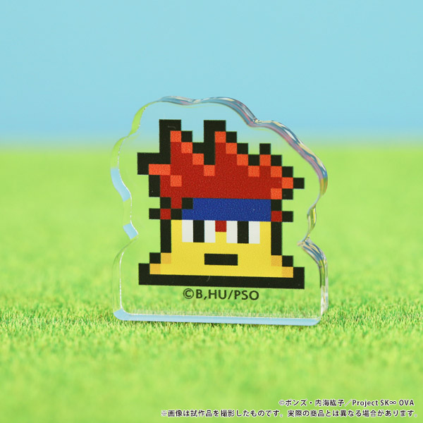 【굿즈-스탠드팝】 SK&infin; 에스케이 에이트 미니 아크릴 피규어 & 도트그림 레키 슬라임