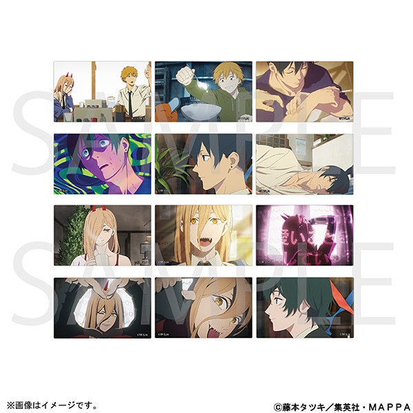 【굿즈-스티커】 체인소 맨 애니판 B12 클리어 스티커 셀렉션 (랜덤)