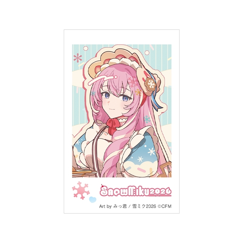 【굿즈-브로마이드】 VOCALOID 체키 프린트 메구리네 루카 Art by 밋쿤