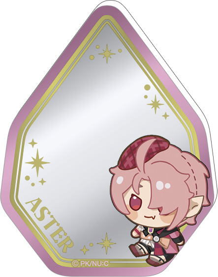 【굿즈-스티커】 NU: 카니발 아크릴 미러 스티커 & 에스터