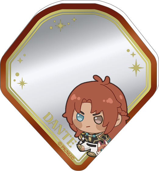 【굿즈-스티커】 NU: 카니발 아크릴 미러 스티커 & 단테