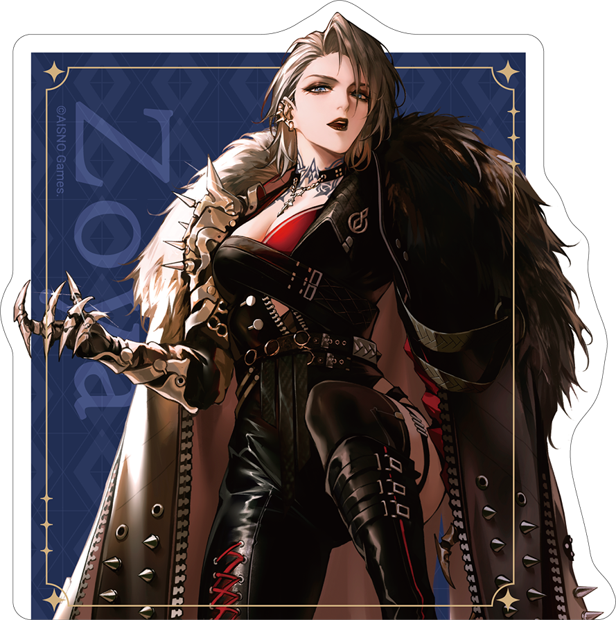 【굿즈-스티커】 무기미도 빅 스티커 & 조야