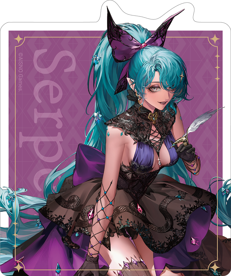 【굿즈-스티커】 무기미도 빅 스티커 & 나챠