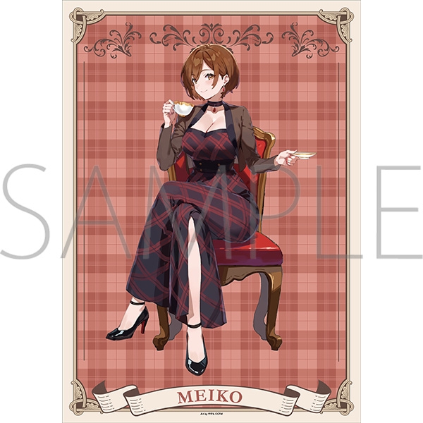 【굿즈-포스터】 VOCALOID 미니 클리어 포스터 MEIKO
