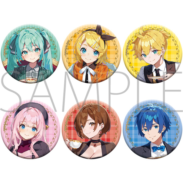 【굿즈-뱃지】 VOCALOID B6 글리터 캐릭터 뱃지 컬렉션 (랜덤)