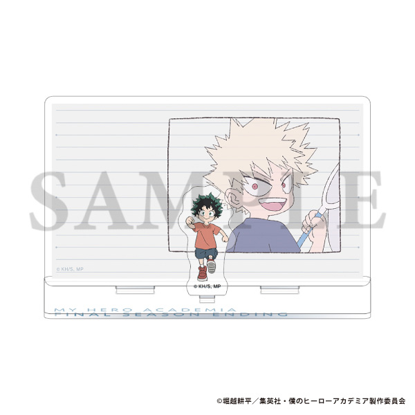 【굿즈-아크릴디오라마】 나의 히어로 아카데미아 아크릴디오라마 & FINAL SEASON ED 미도리야&바쿠고