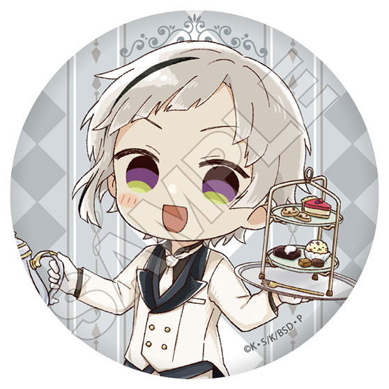 【굿즈-캔뱃지】 문호 스트레이독스 Sketchu! 버틀러 캔뱃지 나카지마 아츠시