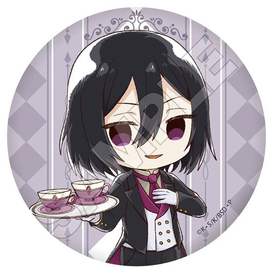 【굿즈-캔뱃지】 문호 스트레이독스 Sketchu! 버틀러 캔뱃지 표도르D