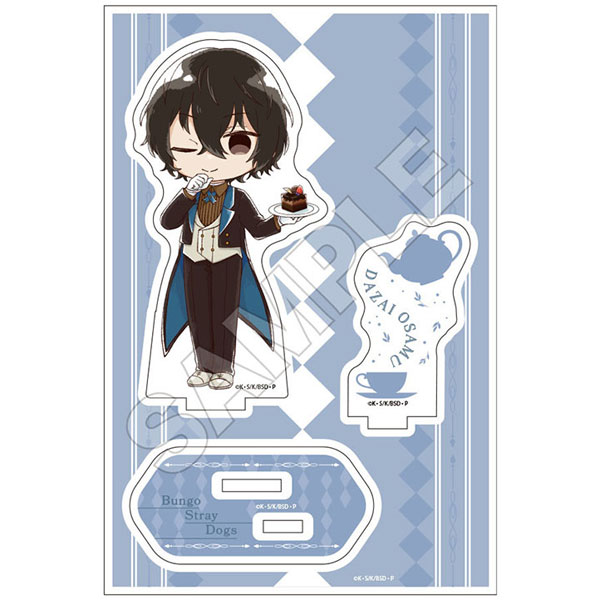 【굿즈-스탠드팝】 문호 스트레이독스 Sketchu! 버틀러 아크릴스탠드 Jr. 다자이 오사무