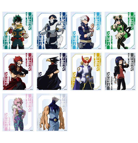 【굿즈-카드콜렉션】 나의 히어로 아카데미아 B10 트레이딩 아크릴 카드A