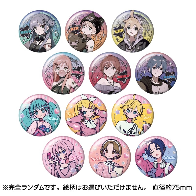 【굿즈-캔뱃지】 VOCALOID B12 39Culture 2025 트레이딩 빅 홀로그램 캔뱃지 (랜덤)
