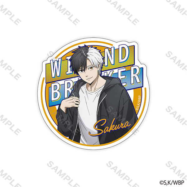 【굿즈-스티커】 WIND BREAKER 애니판 스티커 사복 사쿠라 하루카
