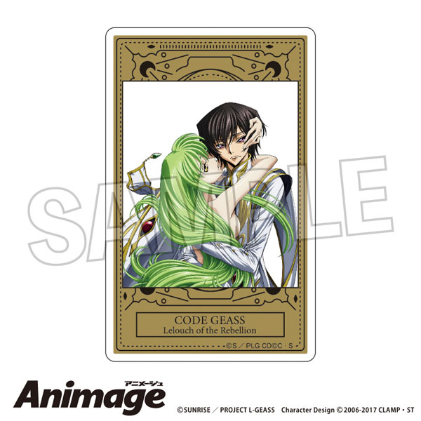 【굿즈-카드】 코드 기어스 반역의 를르슈 Animage 아크릴 카드H