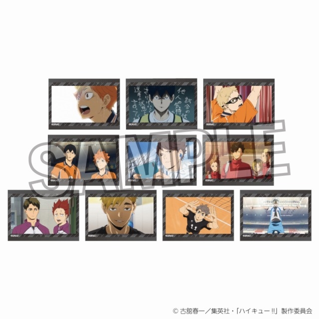 【굿즈-스티커】 하이큐!! 애니판 B10 트레이딩 스티커3