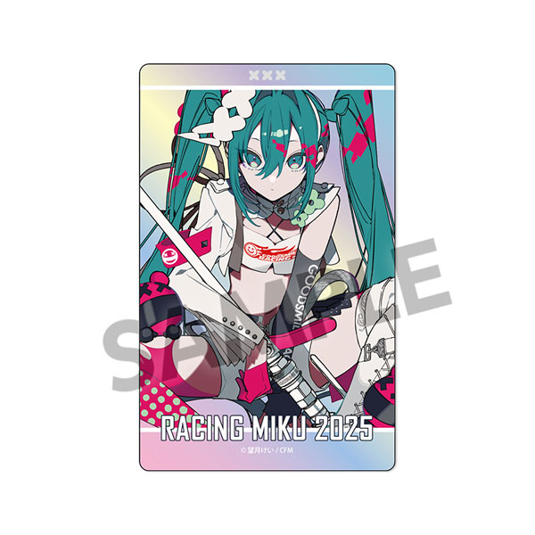 【굿즈-스티커】 VOCALOID 레이싱 미쿠 오로라 스티커 2025ver. Rd.1 OKAYAMA