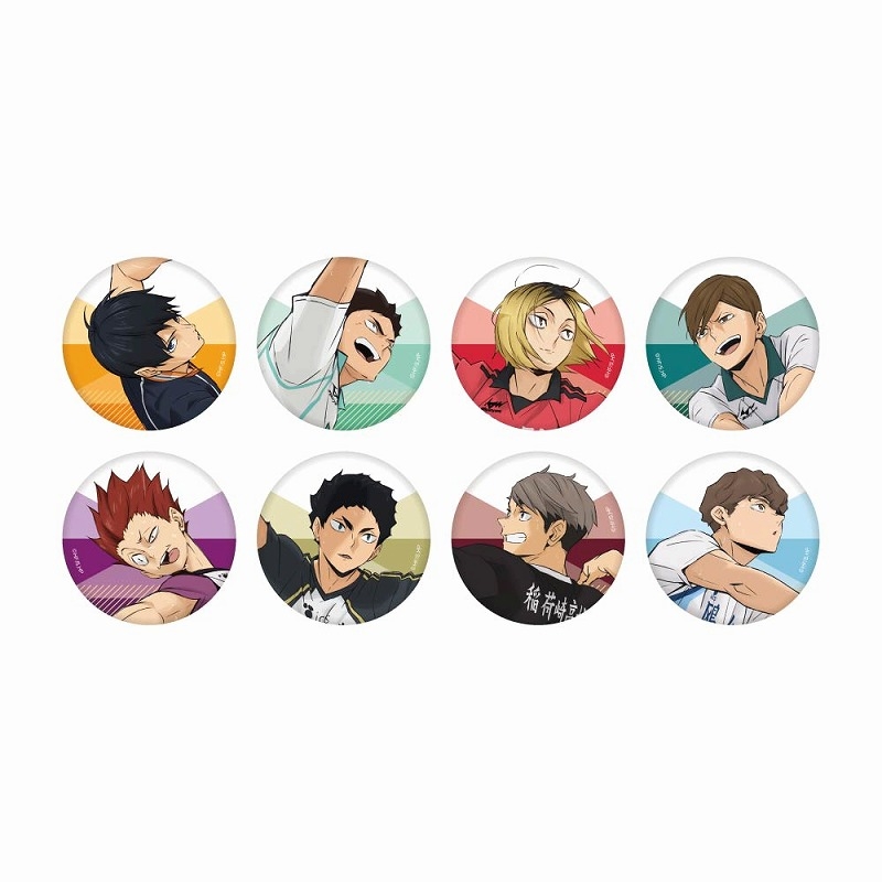 【굿즈-캔뱃지】 하이큐!! B8 10th Anniversary 트레이딩 캔뱃지 Ver.B