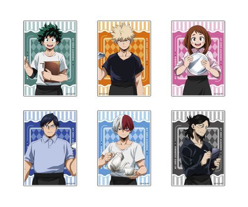 【굿즈-장식품】 나의 히어로 아카데미아 애니판 B6 아크릴블럭 컬렉션 카페ver.