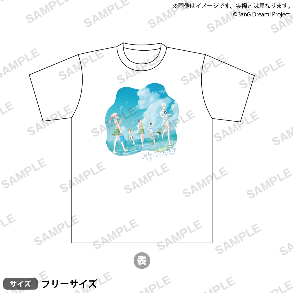 【굿즈-티셔츠】 BanG Dream! 티셔츠 MyGO!!!!! 푸름을 헤엄치다ver.