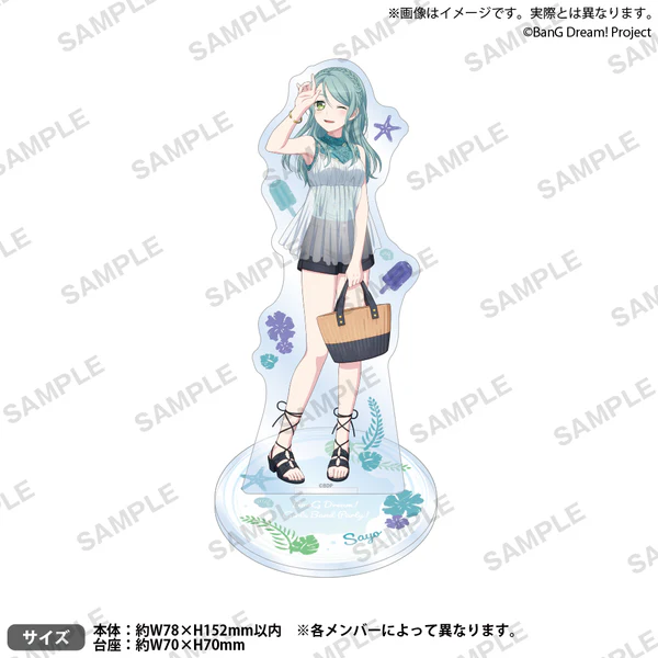 【굿즈-아크릴스탠드】 Bang Dream! 뱅드림! 아크릴스탠드 히카와 사요 2024 Summer ver.