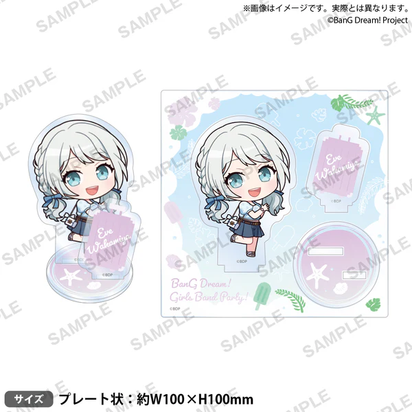 【굿즈-아크릴스탠드】 Bang Dream! 뱅드림! 디오라마 아크릴스탠드 와카야마 이브 2024 Summer ver.