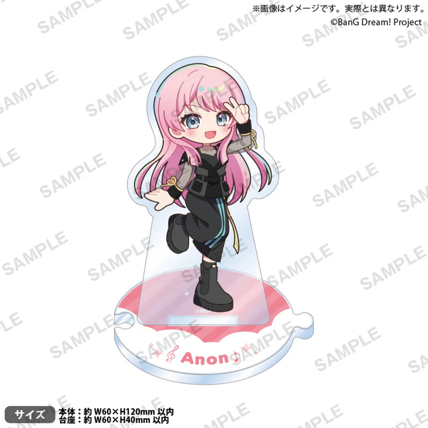 【굿즈-아크릴스탠드】 BanG Dream! 뱅드림! 이어지는 아크릴스탠드 치하야 아논 피스ver.