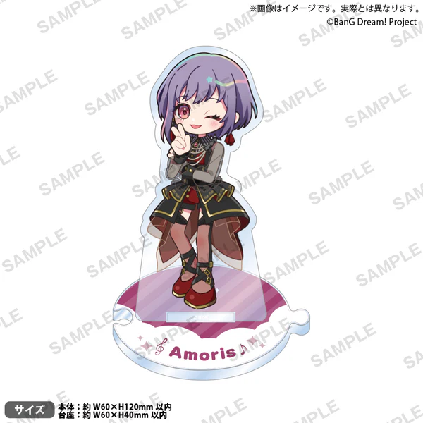 【굿즈-아크릴스탠드】 BanG Dream! 뱅드림! 이어지는 아크릴스탠드 아모리스 피스ver.