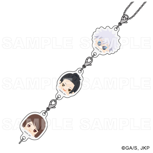 【굿즈-키홀더】 주술회전 회옥옥절 쵸콧테 연속 아크릴키홀더1 고죠 게토 이에이리