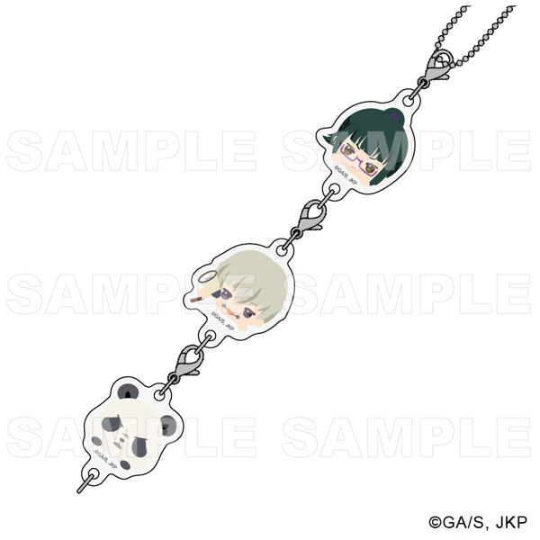 【굿즈-키홀더】 주술회전 시부야사변 쵸콧테 연속 아크릴키홀더2 마키 이누마키 판다