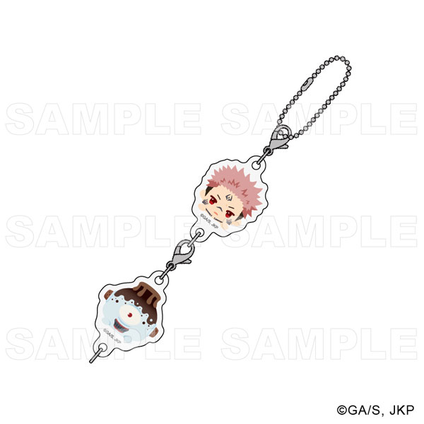 【굿즈-키홀더】 주술회전 쵸콧테 연속 아크릴키홀더 주령1 스쿠나 하나미