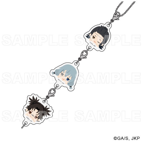 【굿즈-키홀더】 주술회전 쵸콧테 연속 아크릴키홀더 주령3 게토 마히토 쵸소우