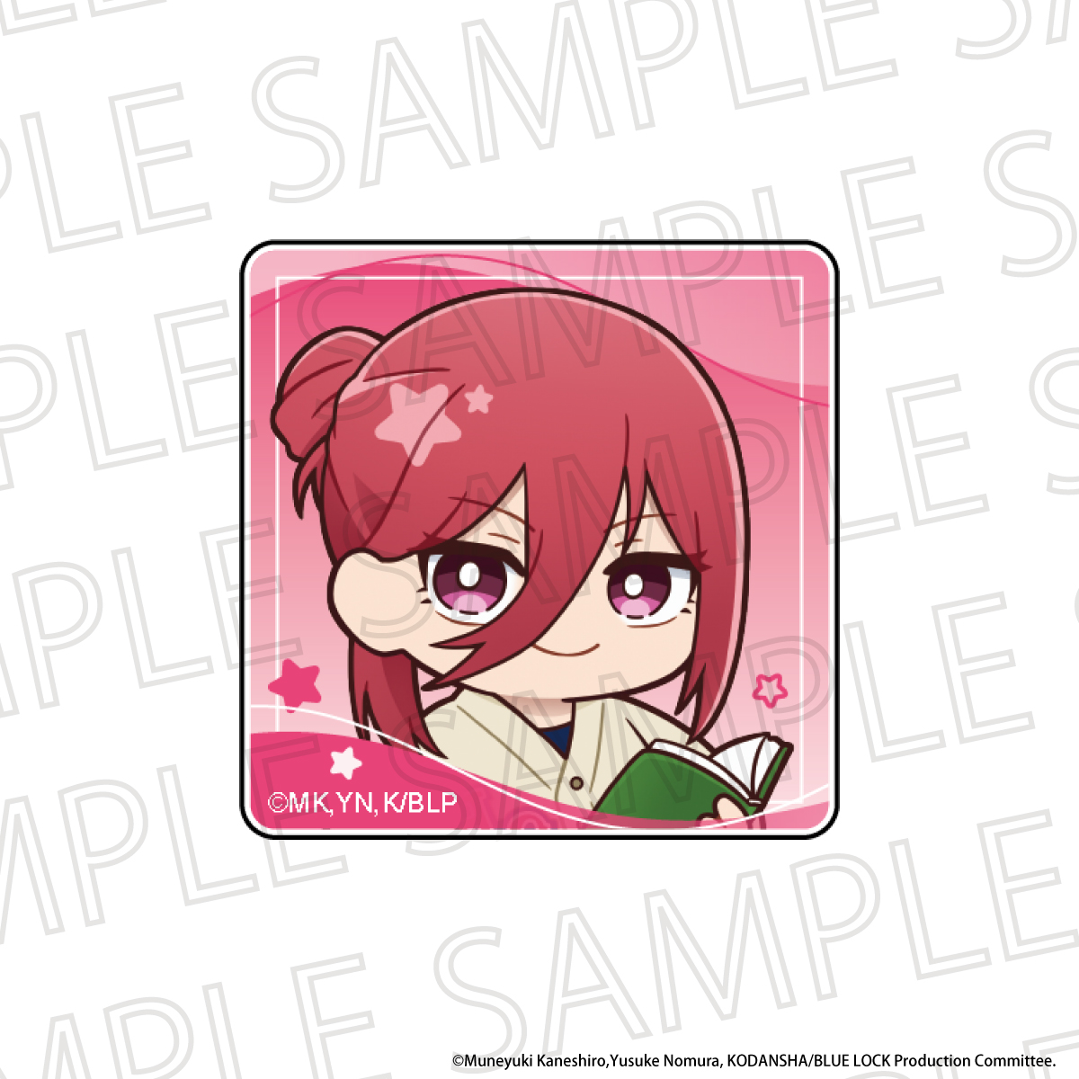 【굿즈-스티커】 블루 록 리라타임 블럭 스티커 치기리 효마