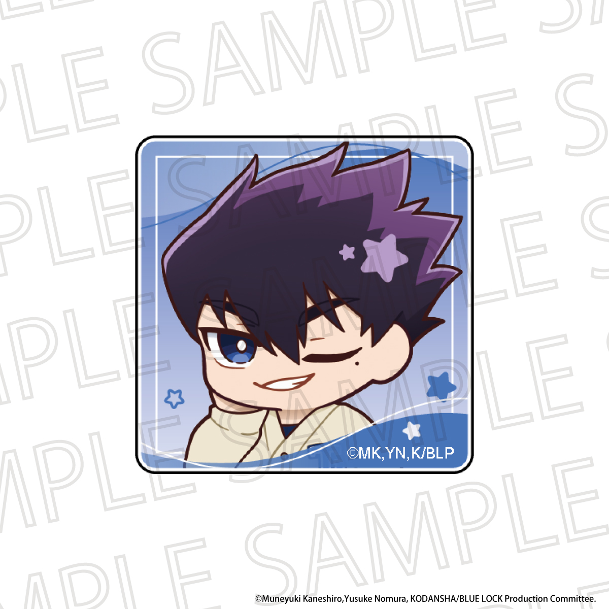 【굿즈-스티커】 블루 록 리라타임 블럭 스티커 카라스 타비토