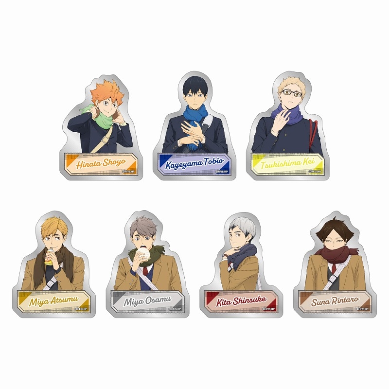 【굿즈-스티커】 하이큐!! B7 트레이딩 스티커 동복ver.