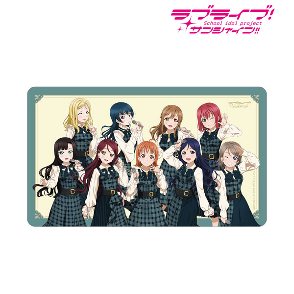 【굿즈-매트】 러브라이브! 선샤인!! 멀티 데스크매트 집합 체크원피스의상ver.