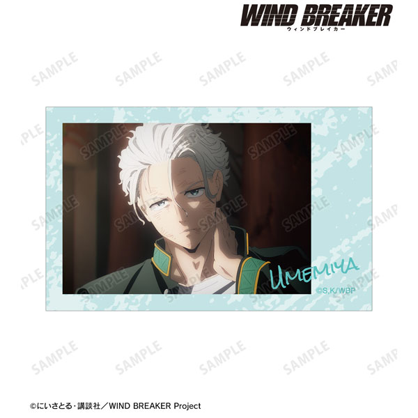 【굿즈-카드】 WIND BREAKER 애니판 장면사 즉석사진풍 일러스트 카드 우메미야 하지메