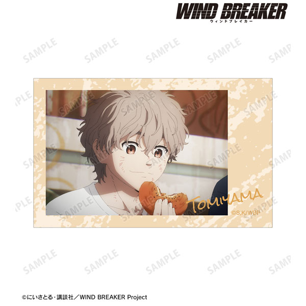 【굿즈-카드】 WIND BREAKER 애니판 장면사 즉석사진풍 일러스트 카드 토미야마 쵸지