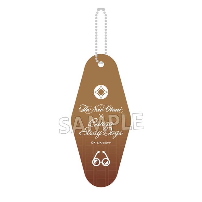 【굿즈-키홀더】 문호 스트레이독스 호텔 뉴 오타니 콜라보 호텔 키홀더 사카구치 안고