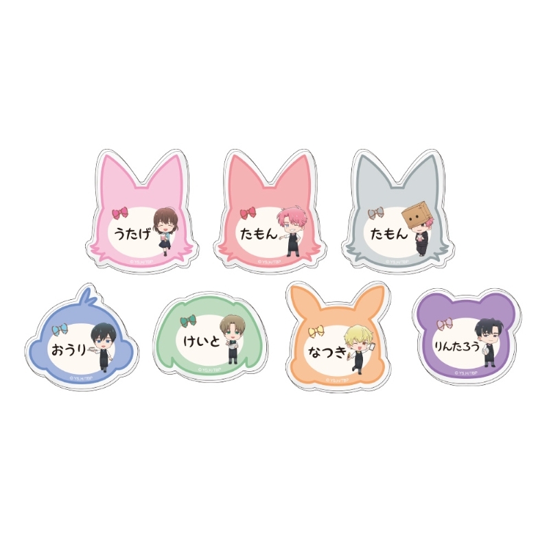 【굿즈-뱃지】 타몬 군 지금 어느쪽!? B7 트레이딩 이름 캔뱃지 (랜덤)