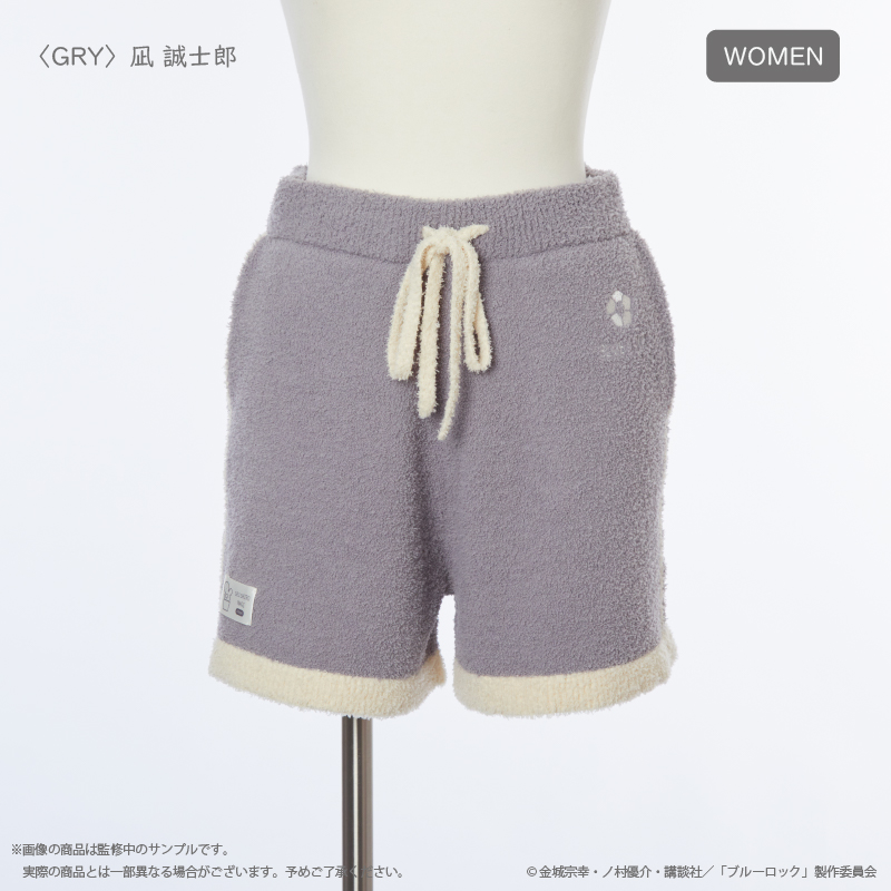 【굿즈-그 외】 블루 록 룸웨어 숏 팬츠(LADIES) GRY 나기 세이시로