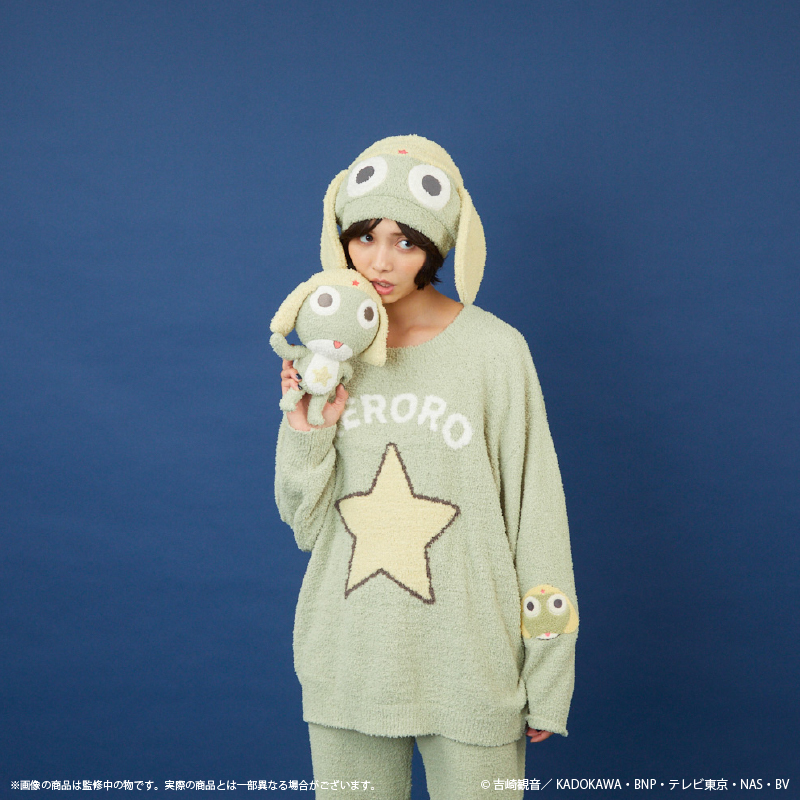 【굿즈-풀오버】 개구리 중사 케로로 룸웨어 풀 오버(UNISEX) 케로로 중사