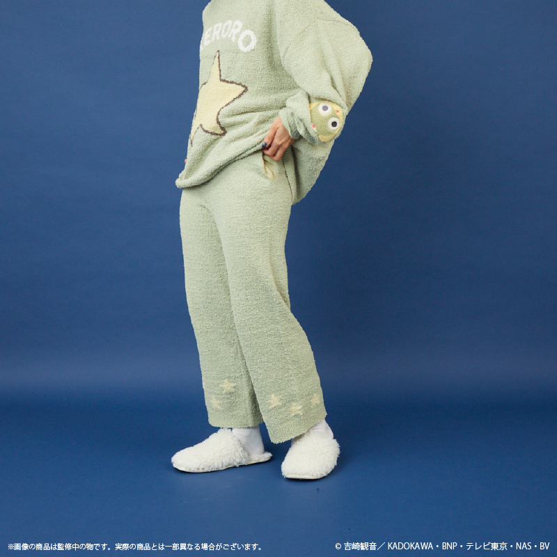 【굿즈-팬츠】 개구리 중사 케로로 롱 팬츠(LADIES) 케로로 중사