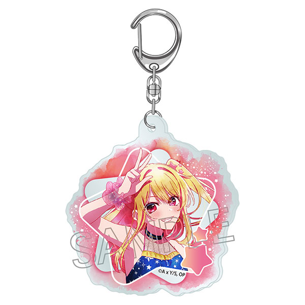 【굿즈-키홀더】 최애의 아이 웻 컬러 시리즈 아크릴키홀더 Twinkle Star 루비