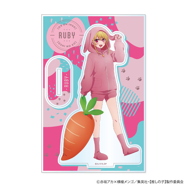 【굿즈-스탠드팝】 최애의 아이 아크릴스탠드 동물 파자마Ver. B 루비